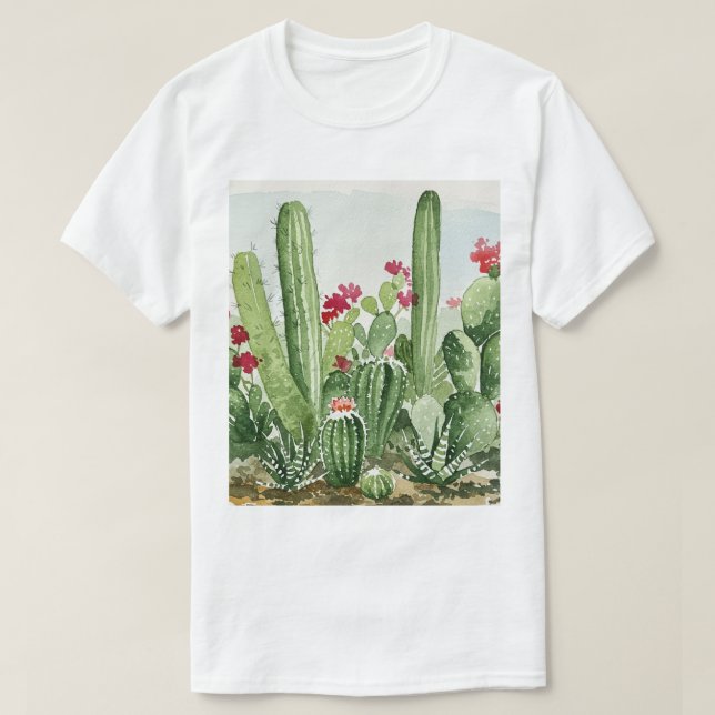 Camiseta Cactus (Diseño del anverso)