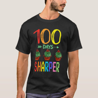 Camiseta Cactus 100 Días Cactus Más Sharper 100 Días De Esc