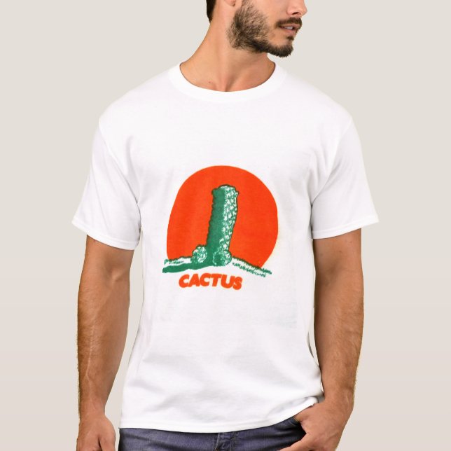 Camiseta Cactus 70's Band Shirt Reproduction (Anverso)