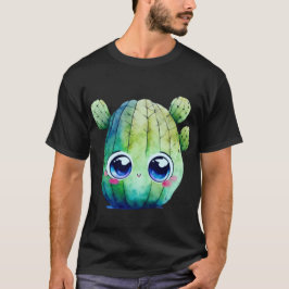 Camiseta Cactus Adorables con ojos azules grandes