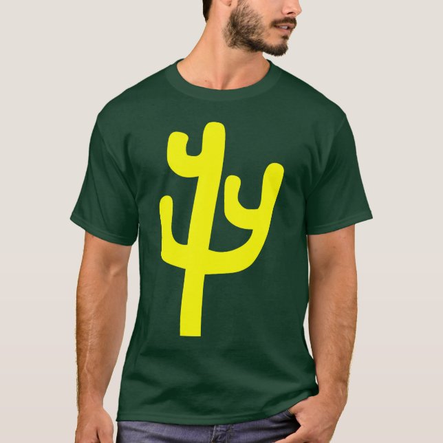 Camiseta Cactus - Amarillo (Anverso)