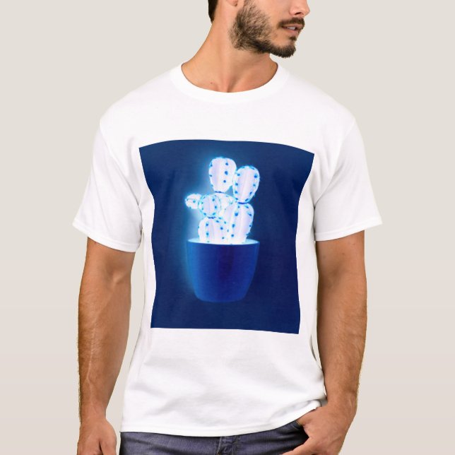 Camiseta Cactus azules (Anverso)
