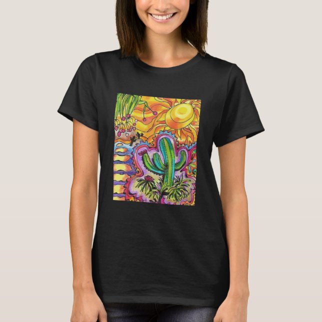 Camiseta Cactus bailando (Anverso)