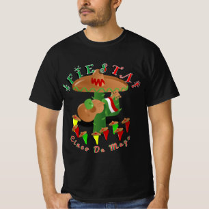 Camiseta Cactus bailando Cinco De Mayo