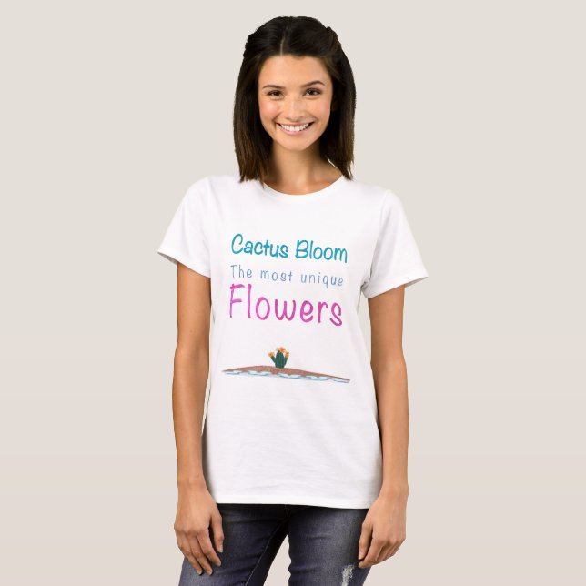 Camiseta Cactus Bloom (Anverso completo)