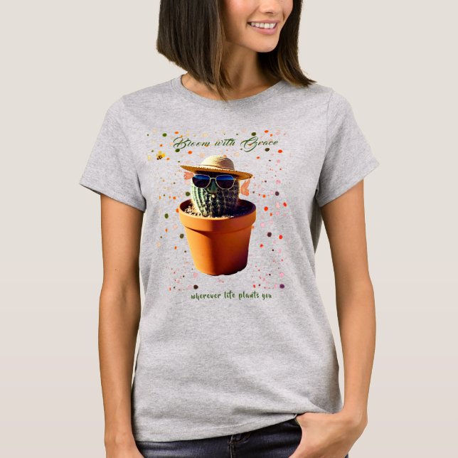 Camiseta Cactus Bloom (Anverso)