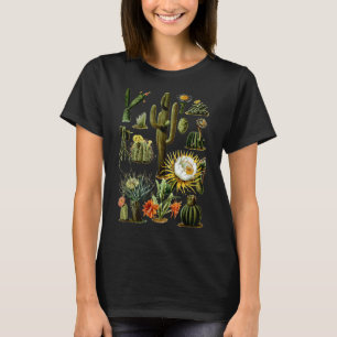 Camiseta Cactus Botánico de Boho Boho de los años 70 Sucule
