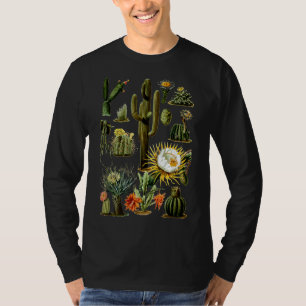 Camiseta Cactus Botánico de Boho Boho de los años 70 Sucule