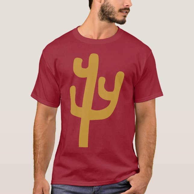 Camiseta Cactus - Brown (Anverso)