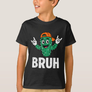 Camiseta Cactus Bruh Divertido Cinco De Mayo Dab Cactus Hom