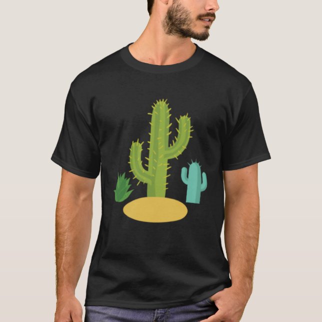 Camiseta Cactus Cacti Succulent Desert Southwest Plant Cute (Anverso)