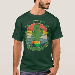 Camiseta Cactus Cat Catcus Kitten Por Su Suculenta Planta G