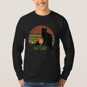 Camiseta Cactus Cat Y Planta Suculentas De La Fábrica De Ja