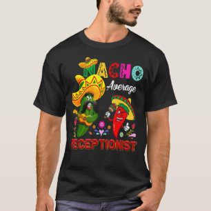 Camiseta Cactus Chili Sombrero, recepcionista promedio de N