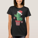 Camiseta Cactus Christmas Tree Santa Xmas Succulant<br><div class="desc">Cactus Christmas Tree Santa Xmas Suculento amante de la planta</div>