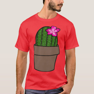 Camiseta Cactus con flor