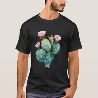 Camiseta Cactus con flores