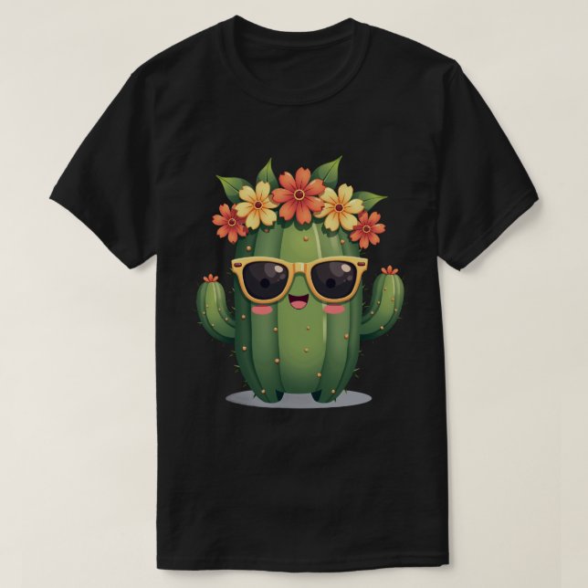 Camiseta Cactus Cool (Diseño del anverso)