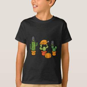 Camiseta Cactus Cute Succulant Plant Fall Hombres