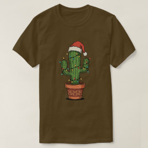 Camiseta Cactus de Navidad Vintage