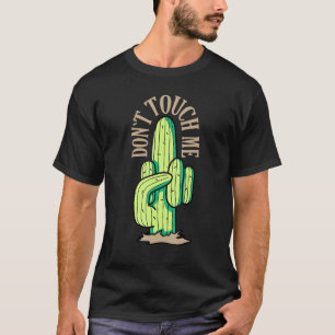 Camiseta Cactus Dedo Medio No Me Toque