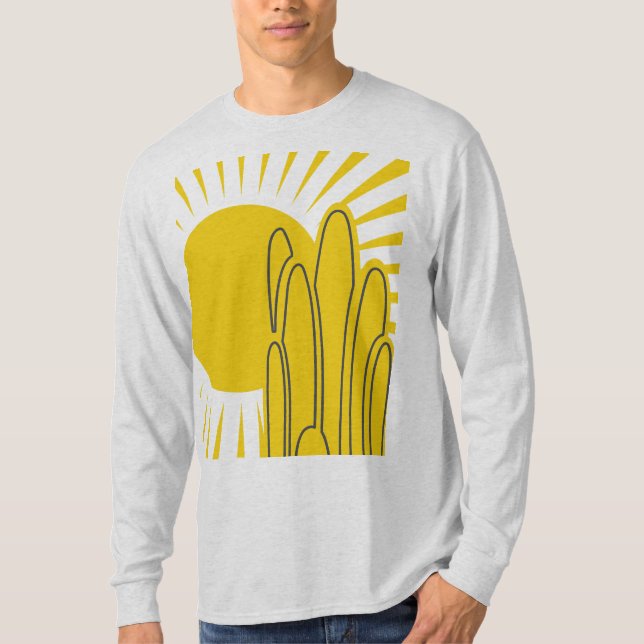 Camiseta Cactus Desert Sunrise (Anverso)