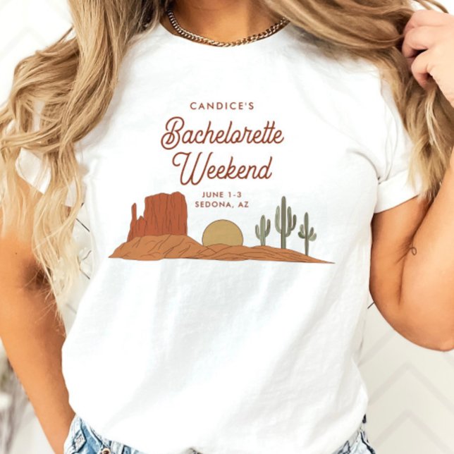 Camiseta Cactus Desert Tema Bachelorette (Subido por el creador)