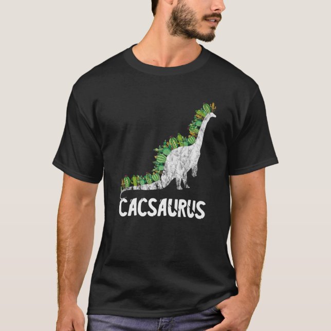 Camiseta Cactus Dinosaurios Cacti Herbivore Funny Brachiosa (Anverso)