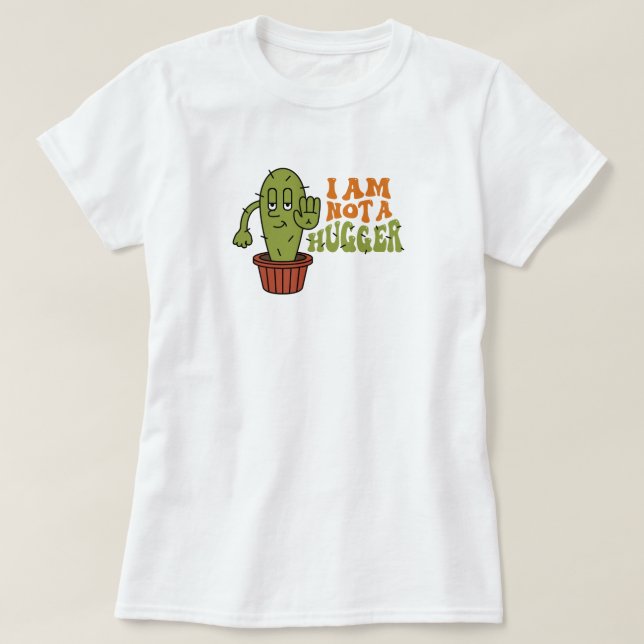 Camiseta Cactus divertido y sarcástico  (Diseño del anverso)