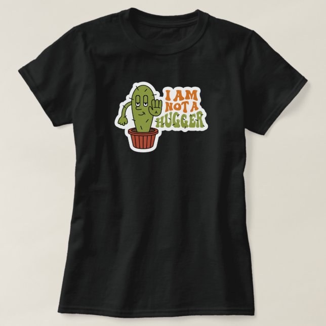 Camiseta Cactus divertido y sarcástico  (Diseño del anverso)