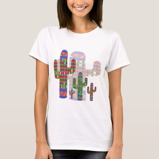 Camiseta CACTUS: El hábitat natural es desierto de SÁHARA (Anverso)