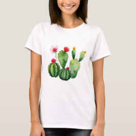 Camiseta Cactus en flor