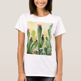 Camiseta Cactus en flor