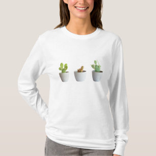Camiseta Cactus en macetas