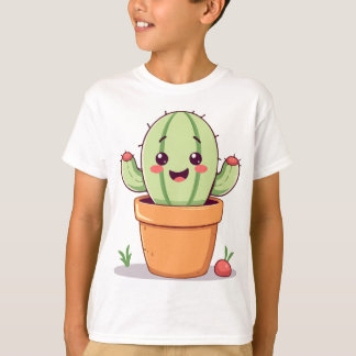 Camiseta Cactus en una olla