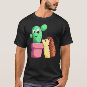 Camiseta Cactus Erizo Amor Jardinero Cactus Jardín Suculent
