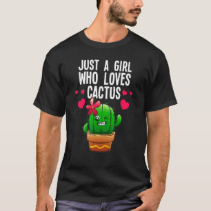 Camiseta Cactus For Women Chicas Succulant Plant Garden Cac