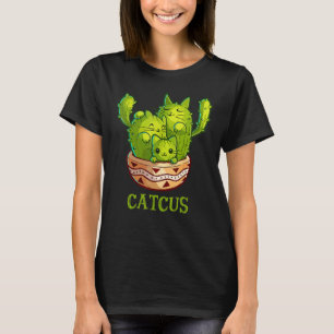 Camiseta Cactus Gato Bonito Y Cactus Cactus Mexicano Cinco 