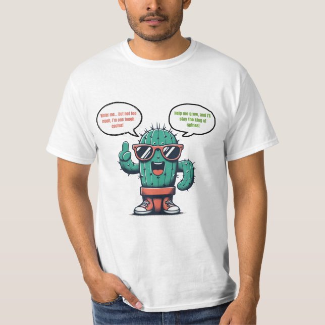 Camiseta Cactus Guay El Rey de los Spikes con el estilo de  (Anverso)