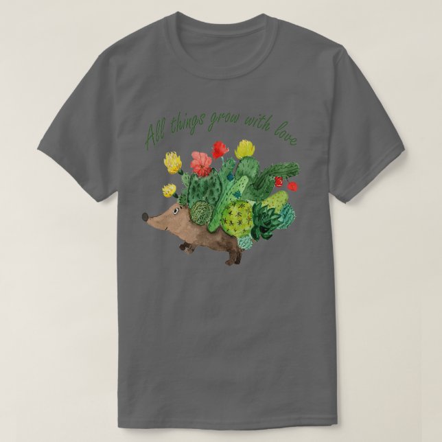 Camiseta Cactus hedgehog (Diseño del anverso)