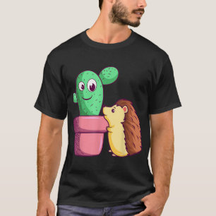 Camiseta Cactus Hedgehog Love Gardener Cacti Garden Succule