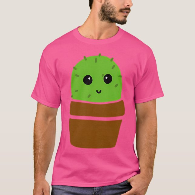 Camiseta Cactus Kawaii (Anverso)
