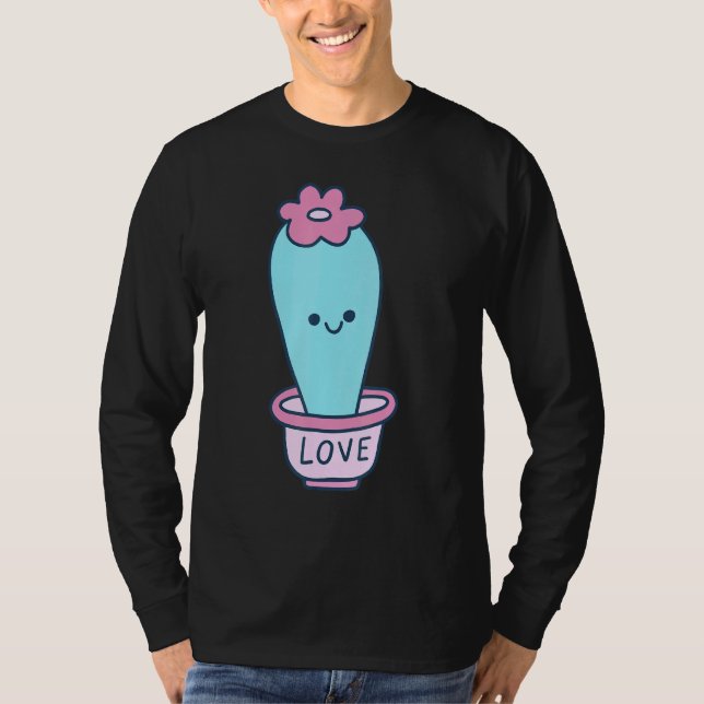 Camiseta Cactus Love Pot (Anverso)