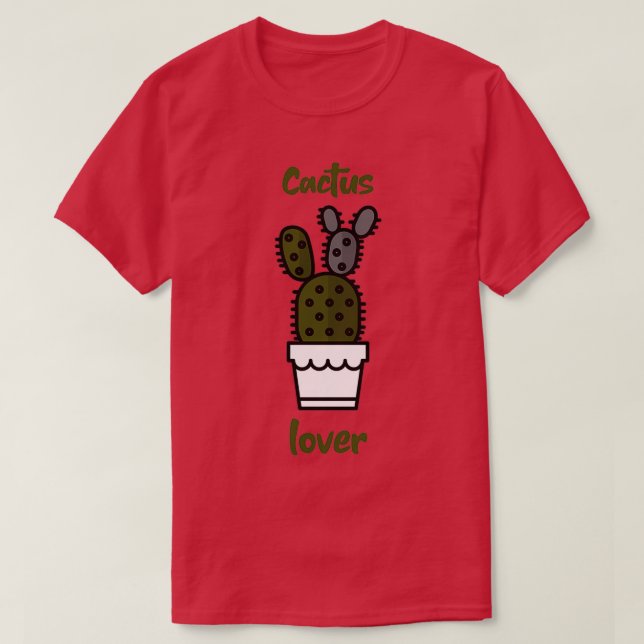 Camiseta Cactus Lover (Diseño del anverso)