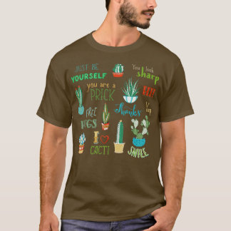 Camiseta Cactus Lovers Plants Aovers Farmer