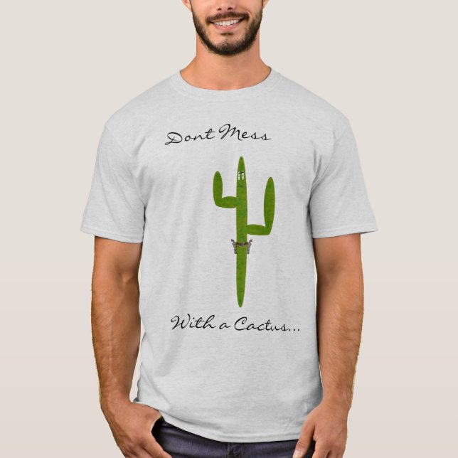 Camiseta Cactus malo (Anverso)