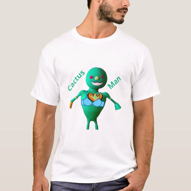 Camiseta Cactus Man (Anverso)