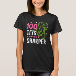 Camiseta Cactus más agudo 100 días Feliz 100º día de escuel