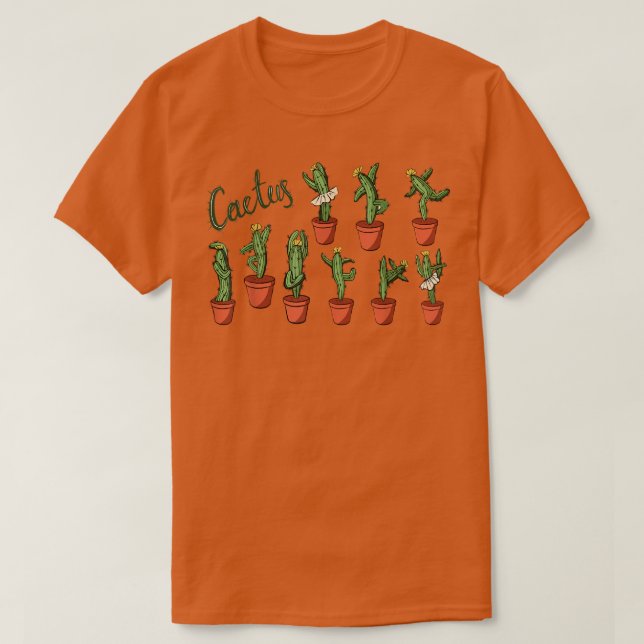 Camiseta Cactus Plants Aovers Farmer Lovers Design (Diseño del anverso)