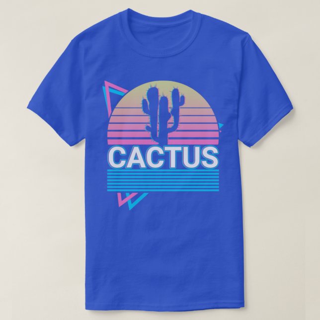 Camiseta Cactus Retro Gift (Diseño del anverso)